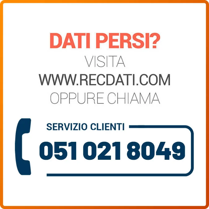 Recupero dati a Bologna da Hard Disk, SSD, NAS, Server e RAID
