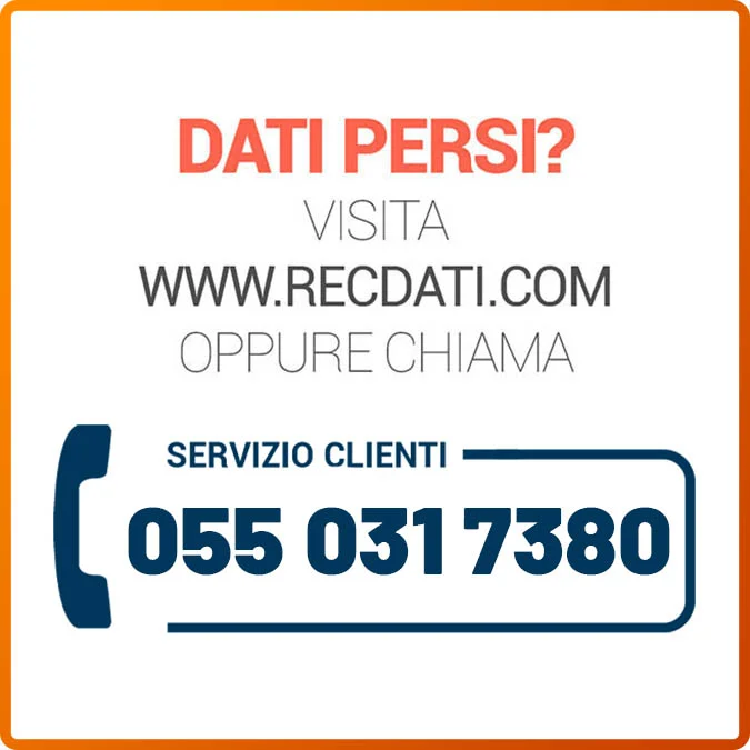 Recupero dati a Firenze da Hard Disk, SSD, NAS, Server e RAID
