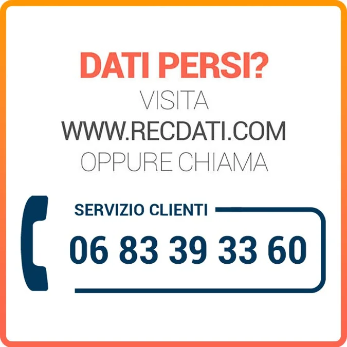 Recupero dati a Roma da Hard Disk, SSD, NAS, Server e RAID