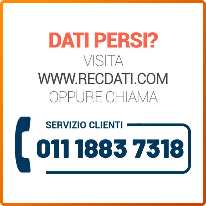 Recupero dati a Torino da Hard Disk, SSD, NAS, Server e RAID